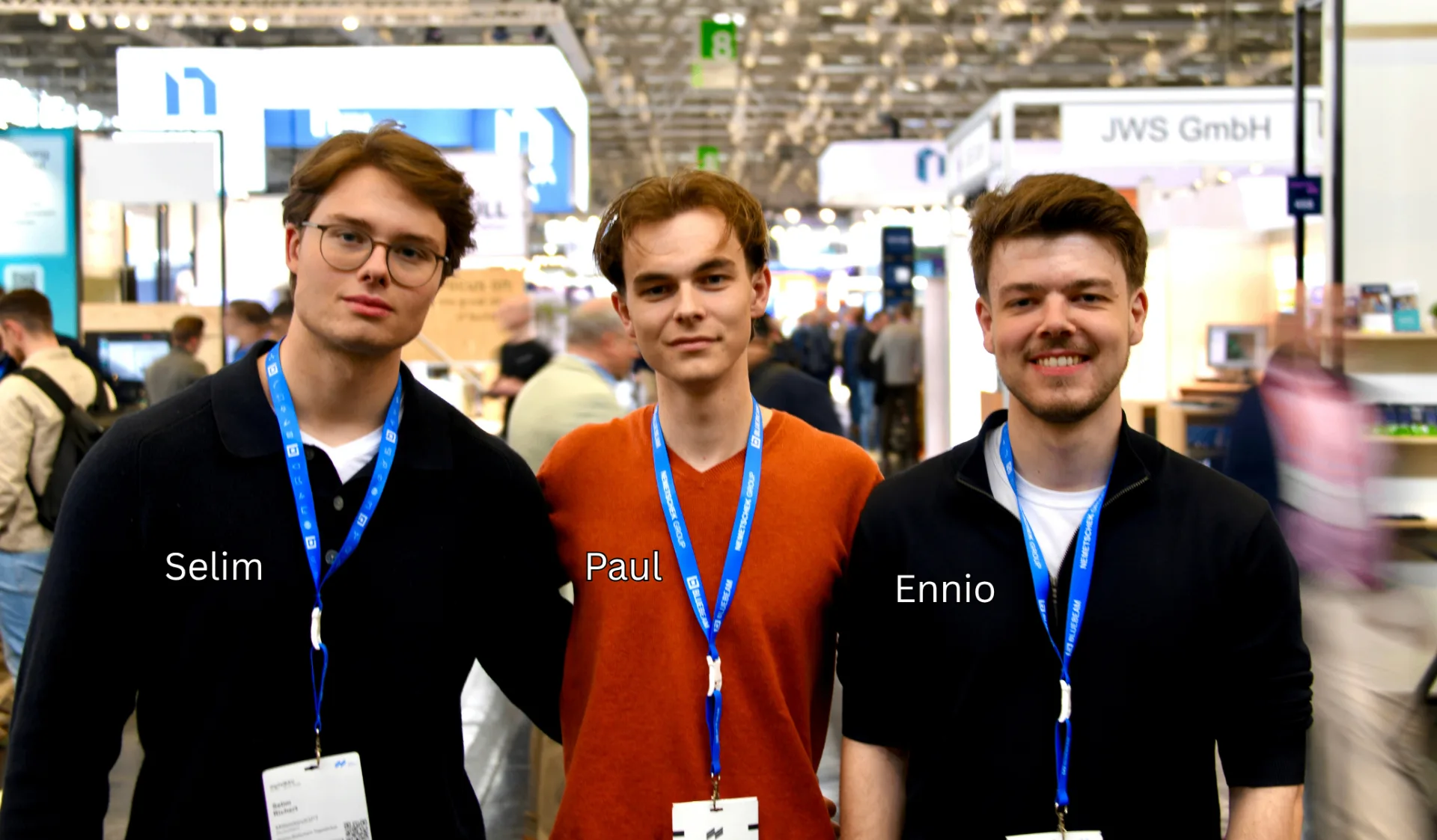 Das MittelstandGPT-Team: Paul, Selim und Ennio